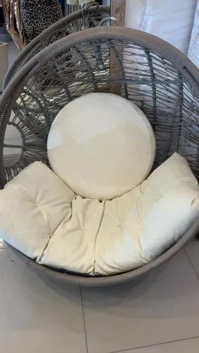 Poltrona Suspensa Tipo Ninho - Cadeira de Balanço Confortável e Moderna