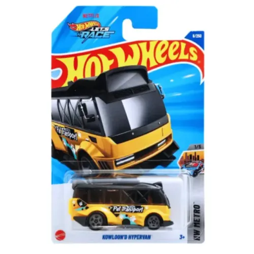 Hot Wheels Ônibus Pet Transport Kowloon'd Hypervan