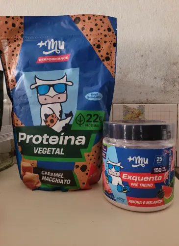 Proteína Vegetal Caramel Macchiato Refil 900g +Mu