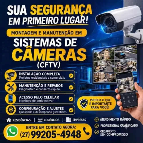 Instalação e Manutenção CFTV