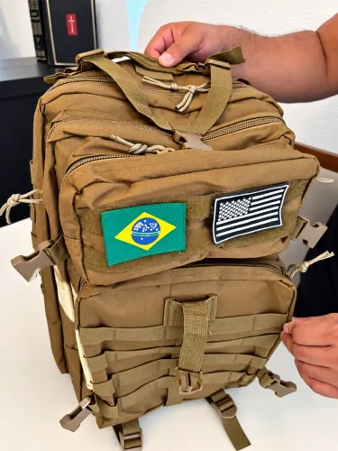 Mochila tática 50L impermeável
