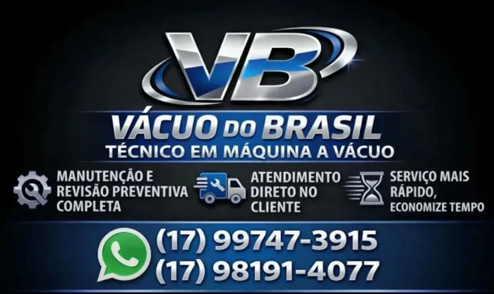 Manutenção de máquina á vácuo