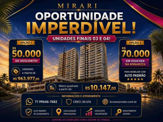 APARTAMENTO 3 QUARTOS 1 SUÍTE 95M² - MIRARI JAGUARIBE