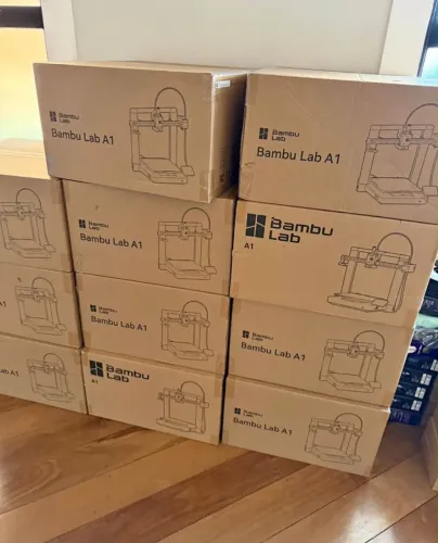 NOVA Impressora 3D Bambu Lab A1 SEM COMBO AMS - Versão Lite