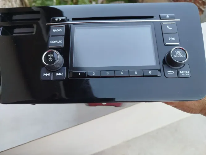Rádio original Honda city 2016 com visor para câmera de ré 