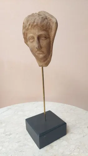 Rosto Grego Escultura Estátua Decoração