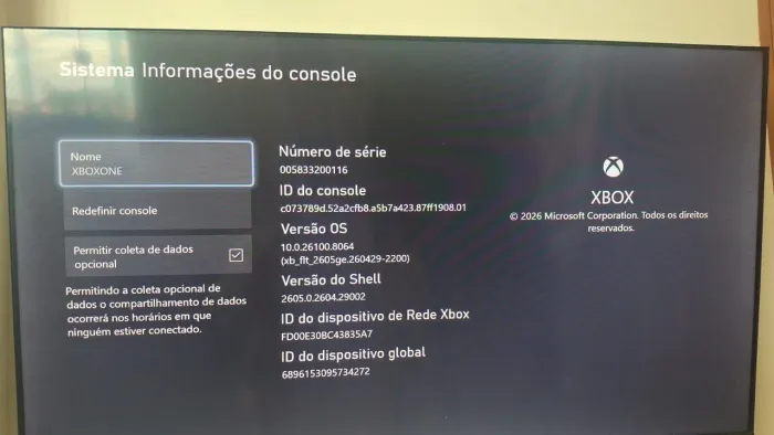Xbox One S- 1TB - SEMI NOVO