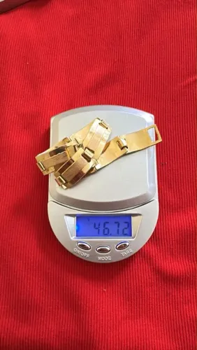 Pulseira de ouro 18k 47g