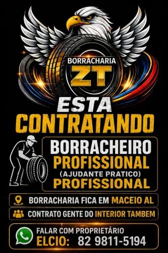 Contrata-se borracheiro profissional 