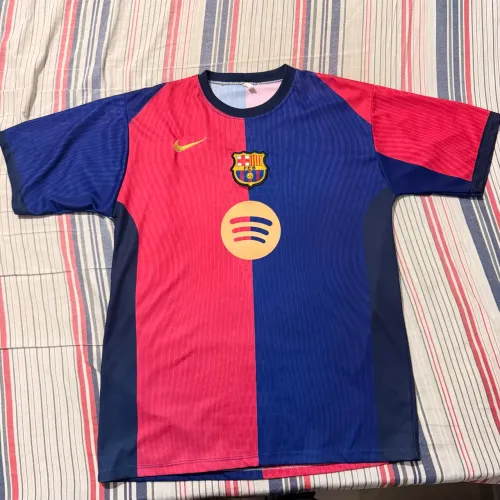 Camisa Barcelona Azul e Grena Tamanho G
