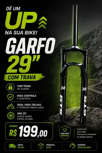 Suspensão bike Aro 29 NOVA