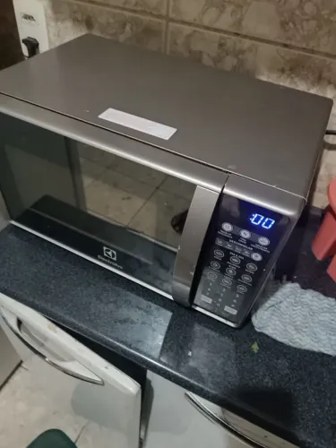 Microondas brastemp 28 litros funcionando inox espelhado