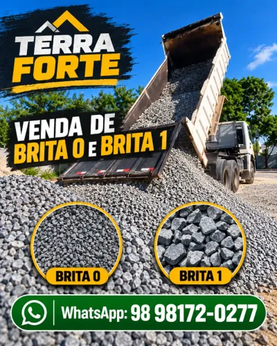 Brita 0 e Brita 1 para Construção | Terra Forte