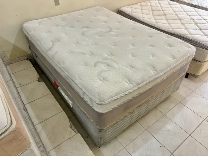 Cama box de casal molas ensacadas , cama de casal