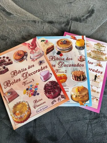 BIBLIA DOS BOLOS DECORADOS - 3 VOLUMES