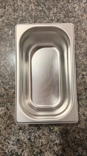 Kit 12 cubas gastronômicas 1/4 de inox sem tampa