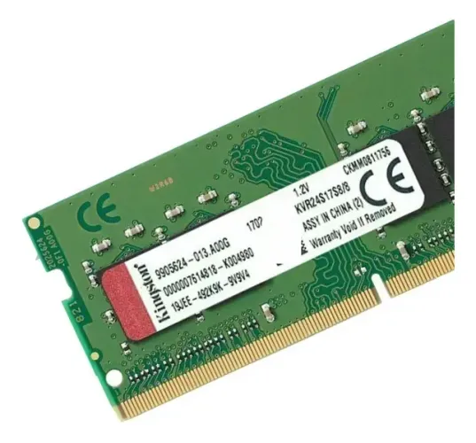 Memória Ram Kingston 8gb Ddr4 Sodimm 2400mhz