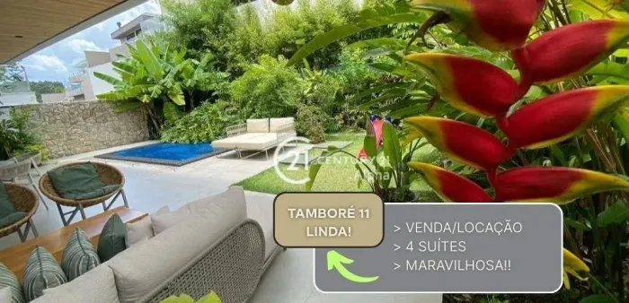 Casa com 4 dormitórios à venda, 360 m² por R$ 8.000.000,00 - Tamboré - Santana de Parnaíba