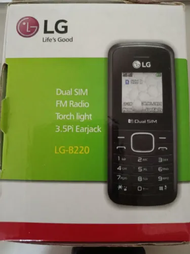 Telefone LG  B220 dual sim. Rádio FM