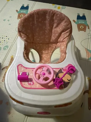 Andador Infantil Tutti Baby Princesa Rosa Coroa