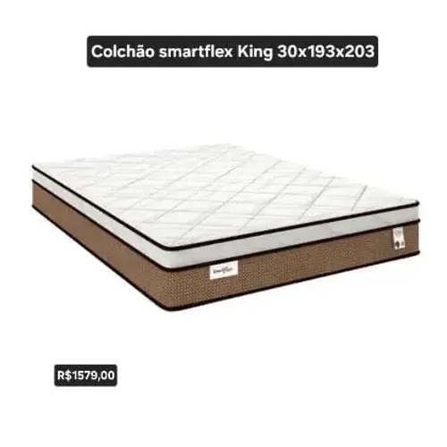 Colchão smartflex King 30x193x203