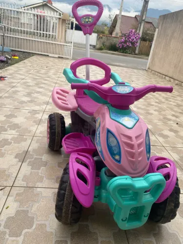 Andador Maral Lady Star Reserva Com Rodas Bebê Quadriciclo Rosa