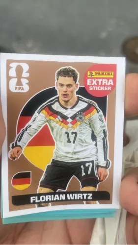 Figurinha extra copa 2026 Florian wirtz BRONZE BELGIUM