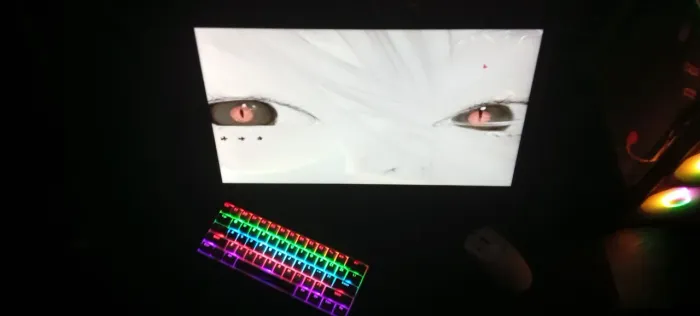 teclado mecânico switch blue Huano 60%