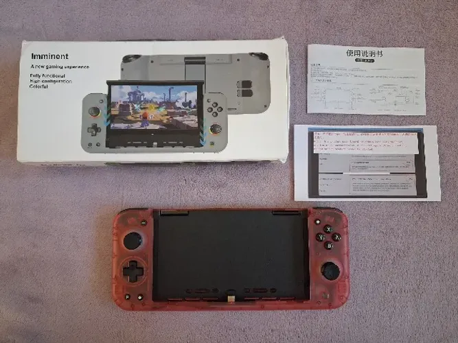 Controle Para nintendo Switch Storm Wyrm, vermelho, grip, tipo nitrodeck
