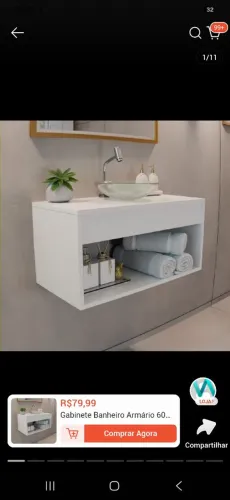 vendo um armário de banheiro 