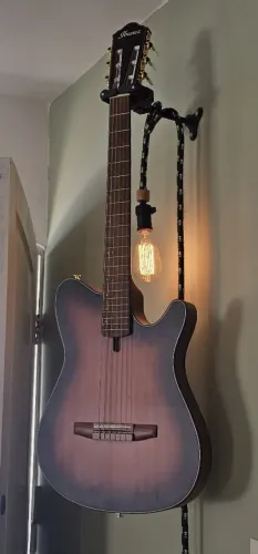 Violão Elétrico Ibanez Frh10n-bsf Flat Nylon Tampo Sólido