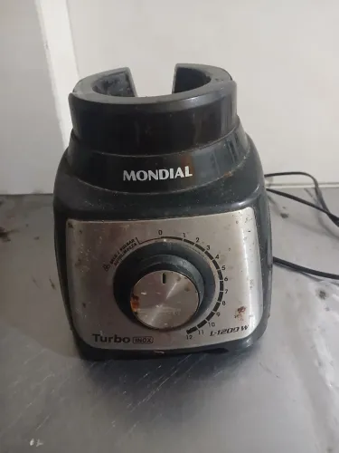Liquidificador mondial sem copo