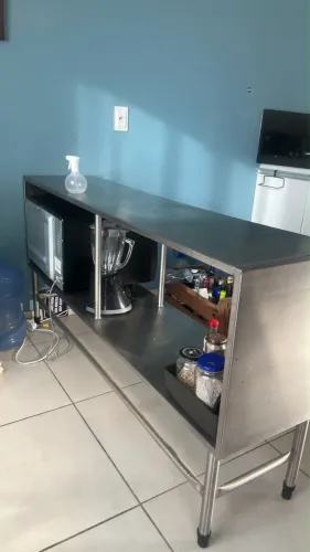 Bancada Inox cozinha industrial