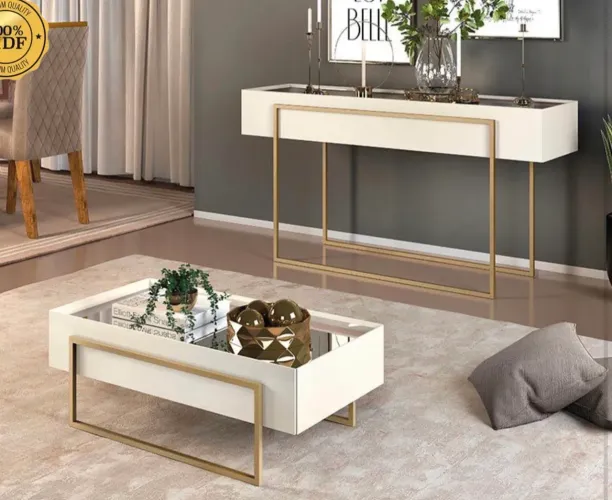 Conjunto Aparador com Mesa de Centro