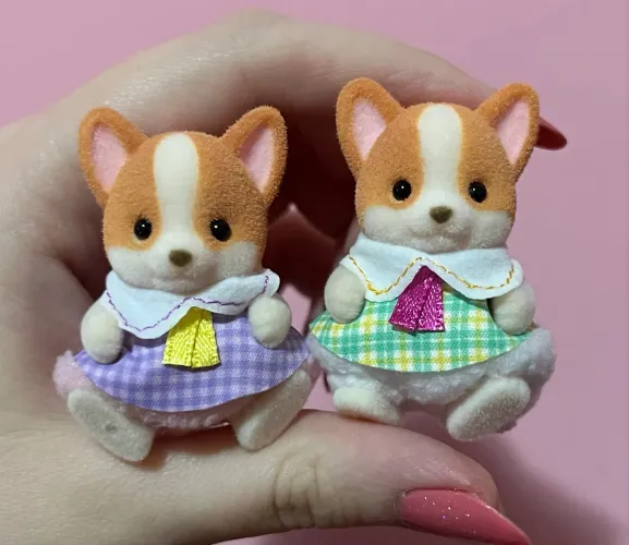 sylvanian families bebê corgi - valor unitário