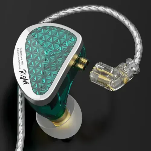 KZ AS16 Pro Verde Original | Fone In Ear Profissional