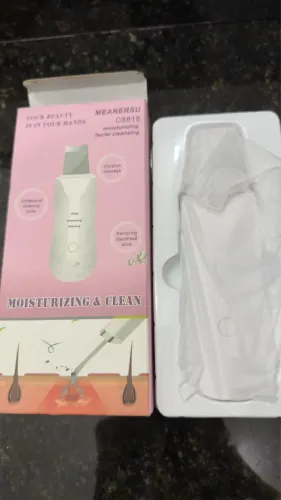 Espátula Ultrassônica para Limpeza de Pele Meanersu C8818 Recarregável
