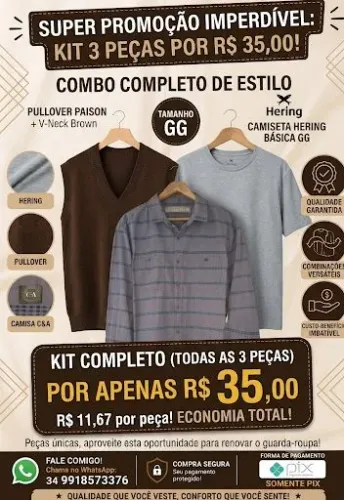 Conjunto roupas