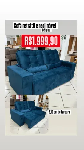 Mega promoção de Sofá Retrátil e Reclinável 2 metros!!