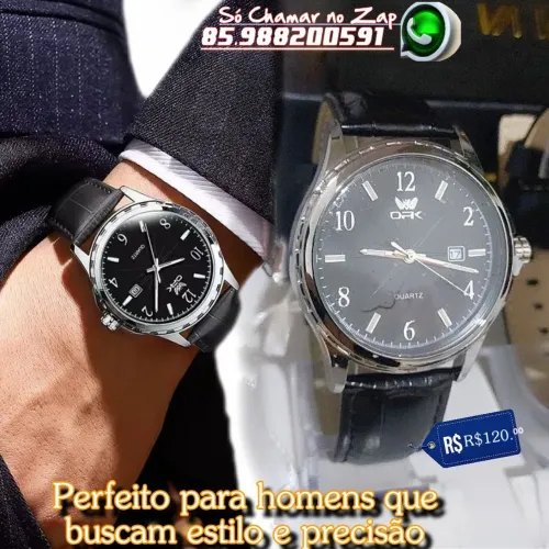 Relógio Curren Aço - Elegância e Estilo 