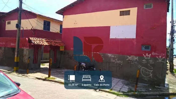 Casa com 1 dormitório para alugar, 32 m² por R$ 359,77/mês - Cais do Porto - Fortaleza/CE