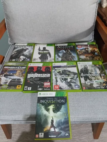 Lote de jogos originais Xbox 360