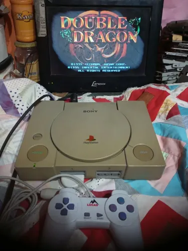 Playstation com picostation instalado