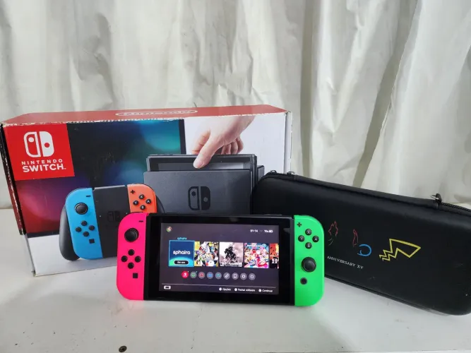 Nintendo switch v2 desbloqueado 128 gb