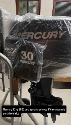 Motores popa 15 a 50 Hp Mercury ou Yamaha