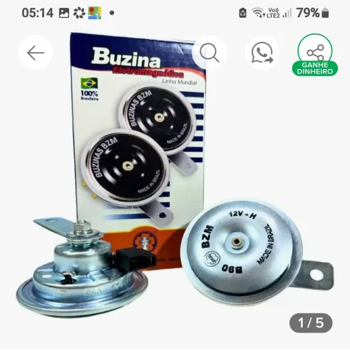 BUZINA DUPLA UNIVERSAL BZM 12 VOLT.
