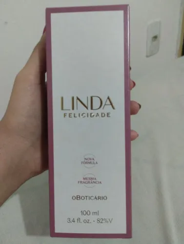 Perfume LINDA FELICIDADE O Boticário