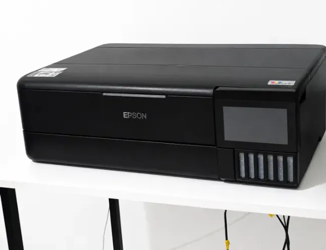 Impressora Epson EcoTank L8180 Fotográfica A3+ Seminova Estado de Nova Pouquíssimo Uso