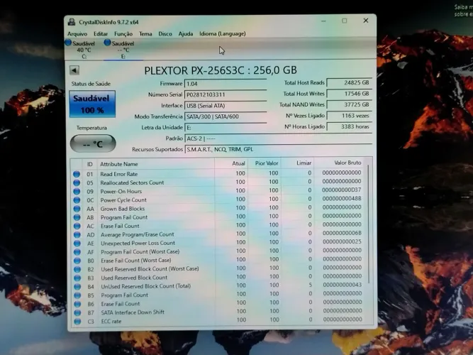 SSD 256 excelente.