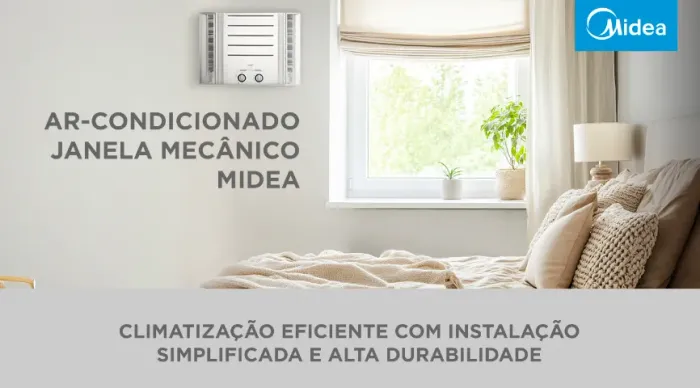 AR CONDICIONADO JANELA 10.000 BTUS SPRINGER GELA MUITO DRENO SECO SEM AGUA NOVO COM NOTA